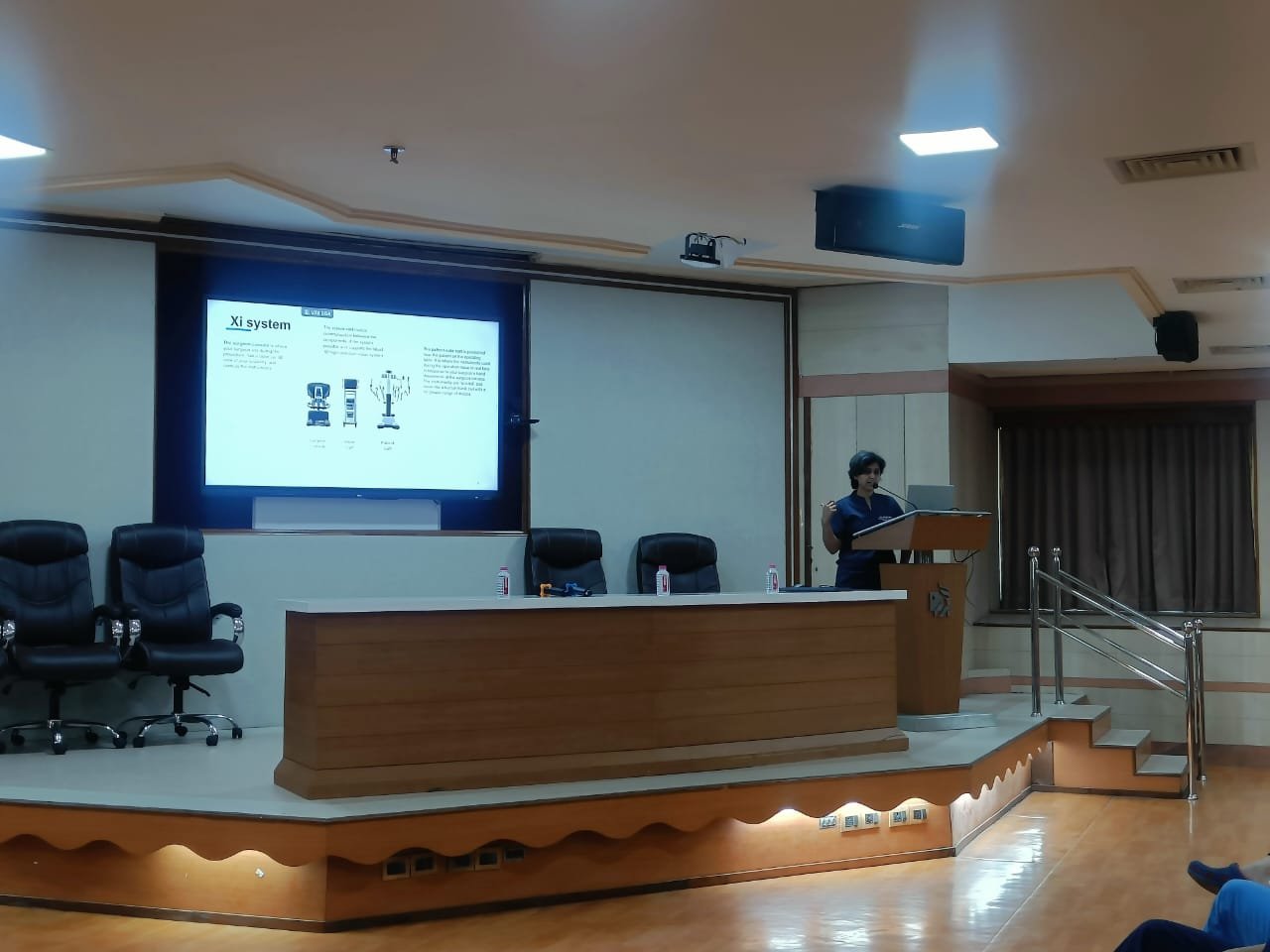 Robotic Gyn training session